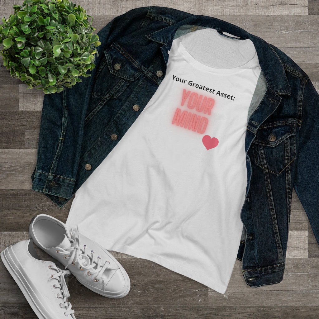 "Greatest Asset" Organic Women's Lover T-shirt