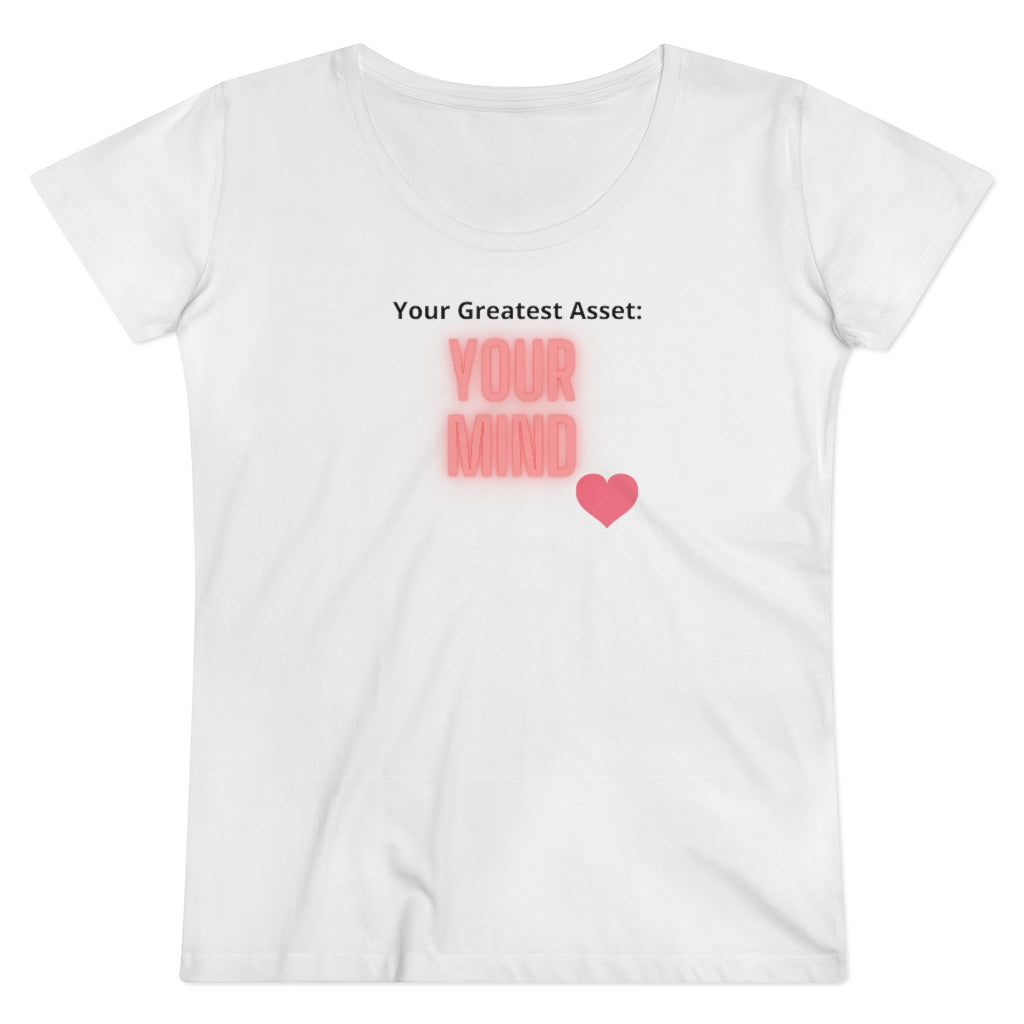 "Greatest Asset" Organic Women's Lover T-shirt