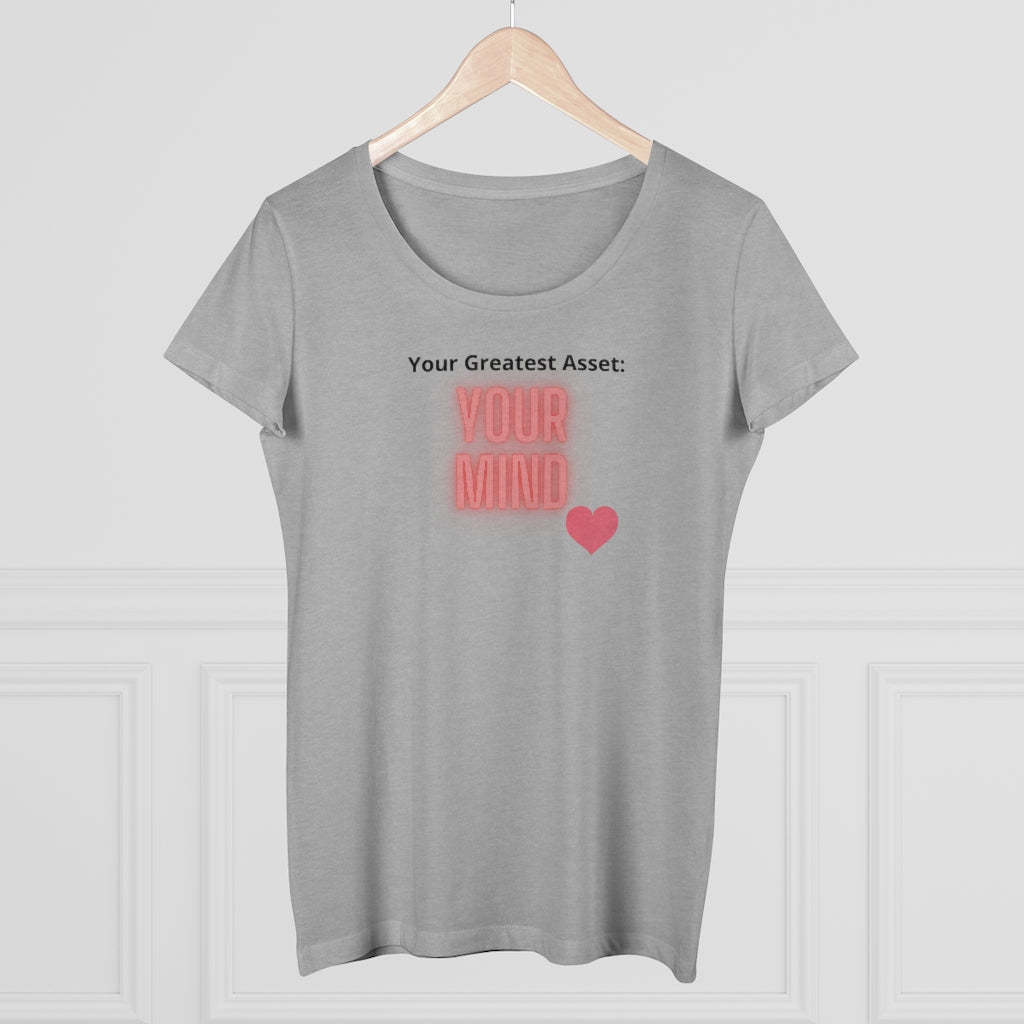 "Greatest Asset" Organic Women's Lover T-shirt
