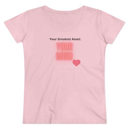 "Greatest Asset" Organic Women's Lover T-shirt