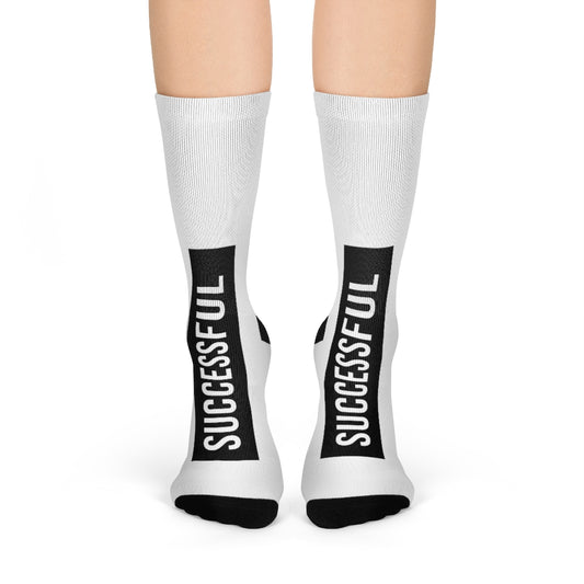 "Successful" Sublimation Crew Socks