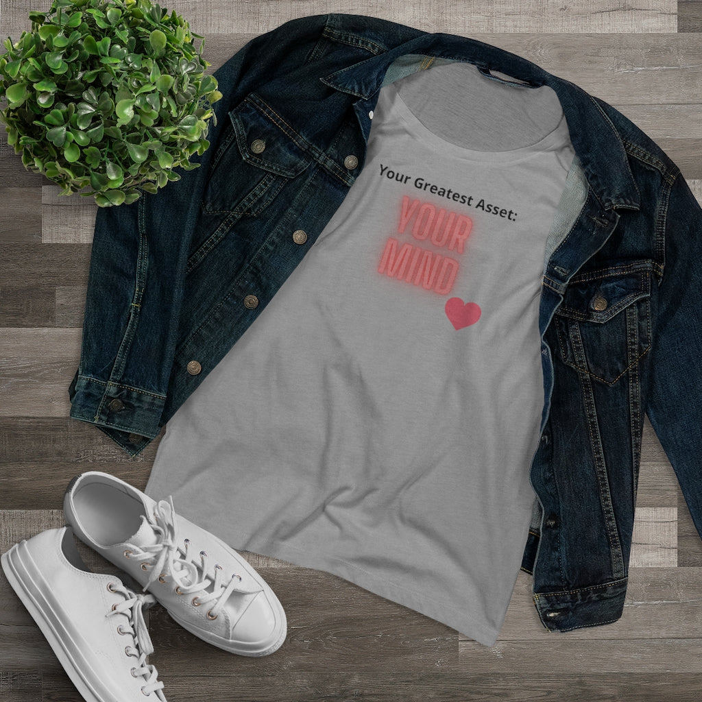 "Greatest Asset" Organic Women's Lover T-shirt