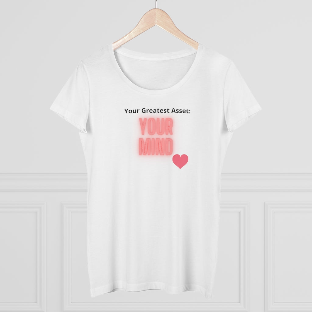"Greatest Asset" Organic Women's Lover T-shirt