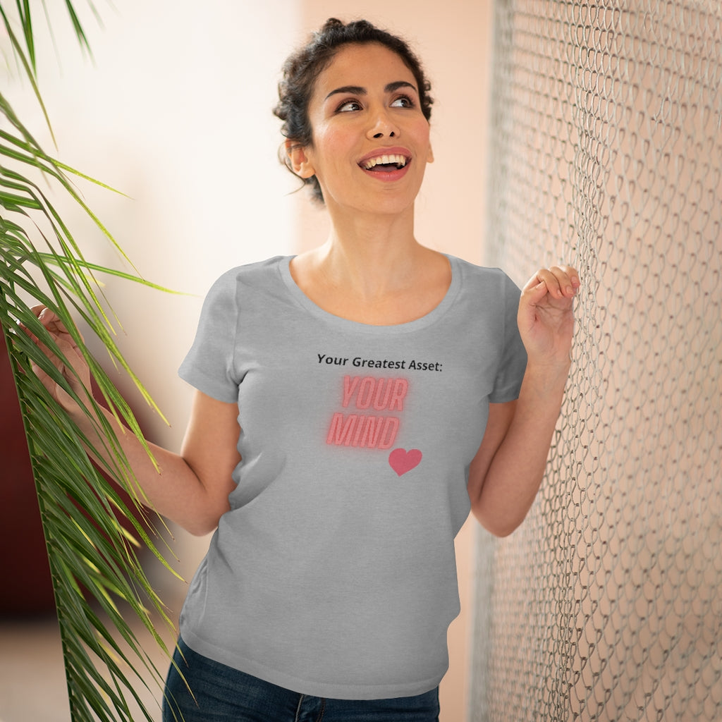 "Greatest Asset" Organic Women's Lover T-shirt