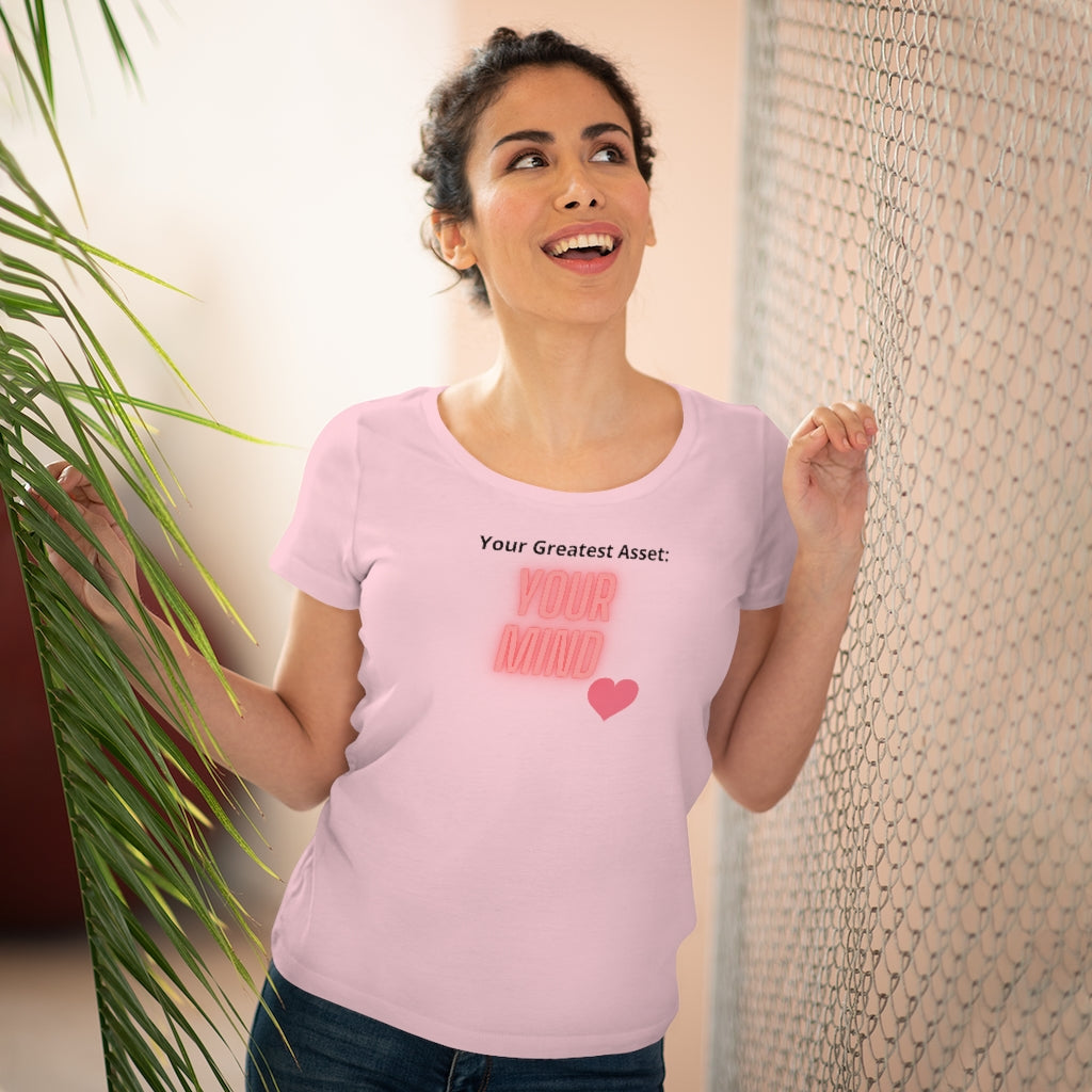 "Greatest Asset" Organic Women's Lover T-shirt