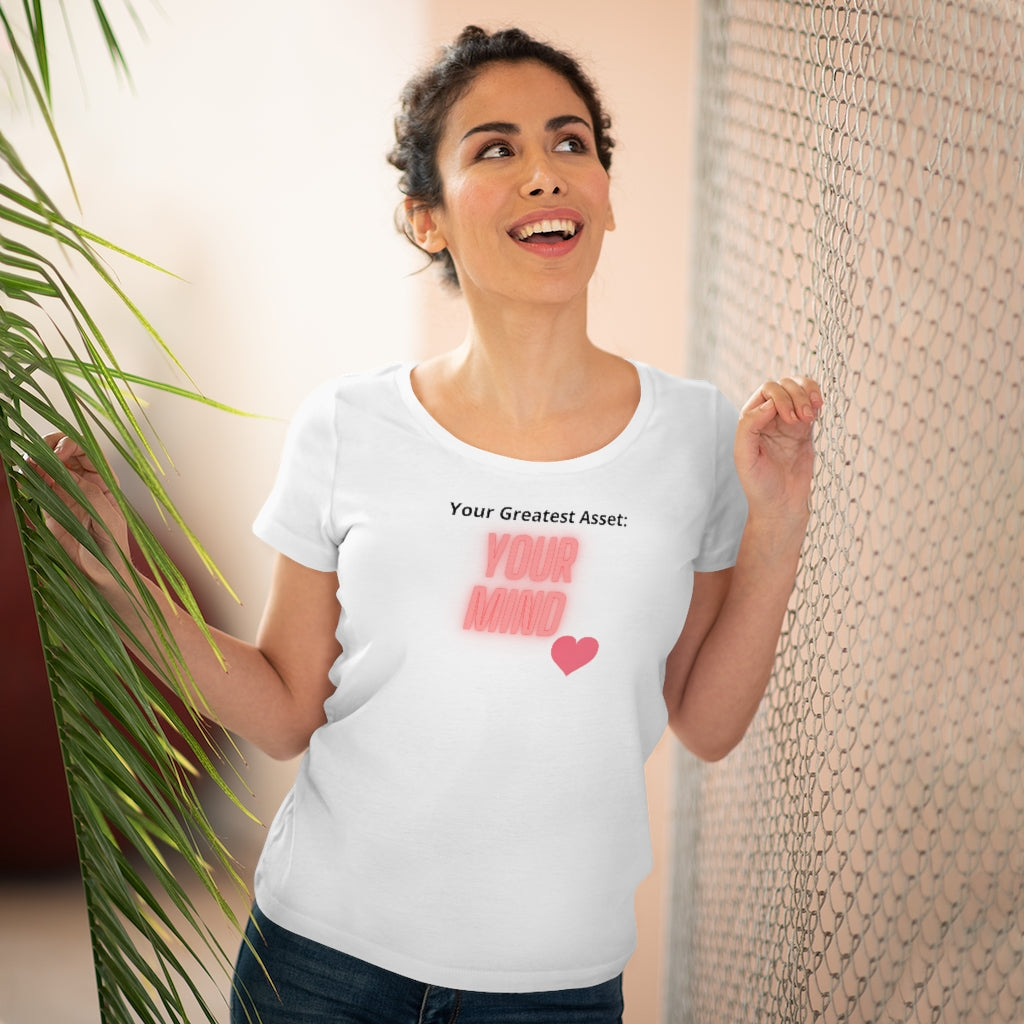 "Greatest Asset" Organic Women's Lover T-shirt