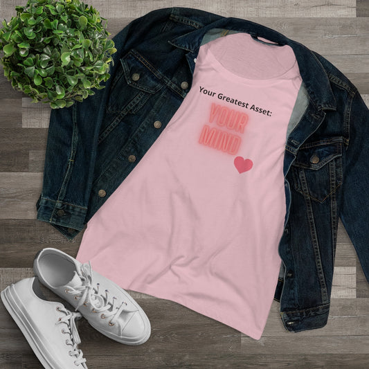 "Greatest Asset" Organic Women's Lover T-shirt