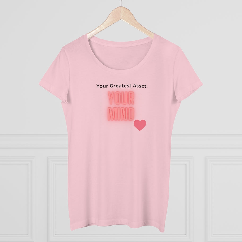 "Greatest Asset" Organic Women's Lover T-shirt